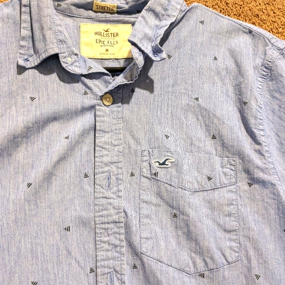 Hollister casual button down shirt men's - Picture 1 of 2